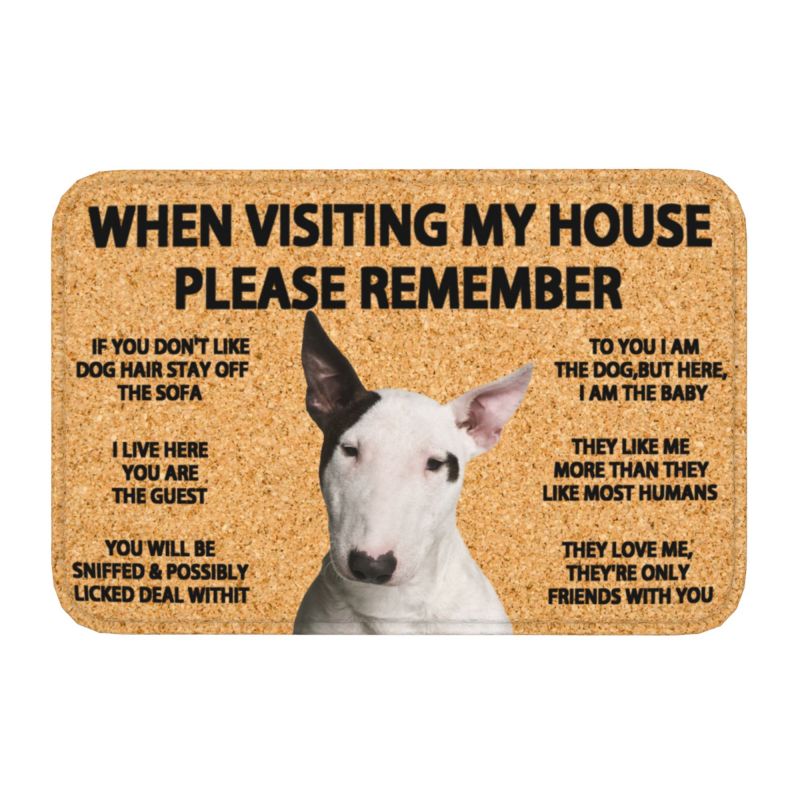 Please Remember Terrier Dogs House Rules Doormat