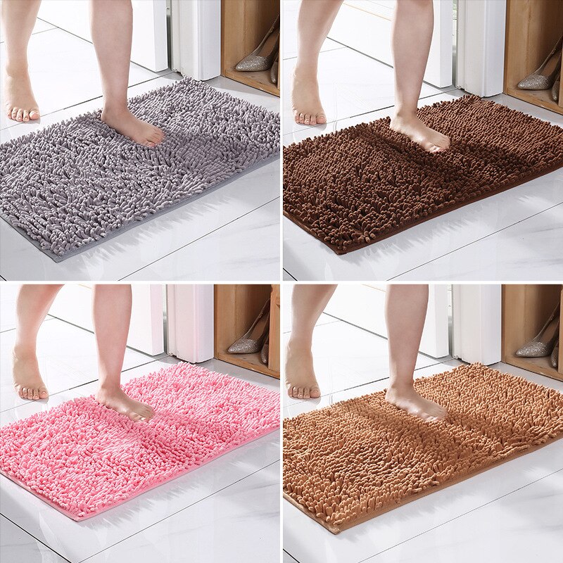 Chenille Floor Mat Entrance Water Absorbing Door Mat