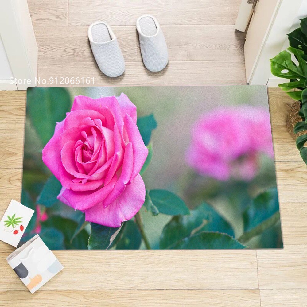 Flower Rose Indoor mats