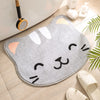 Cartoon Cute Household Imitation Cashmere Floor Mat