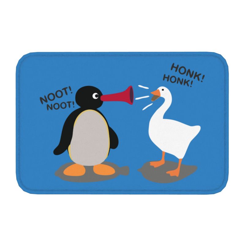 Cartoon Pingu Noot Noot Door Mat