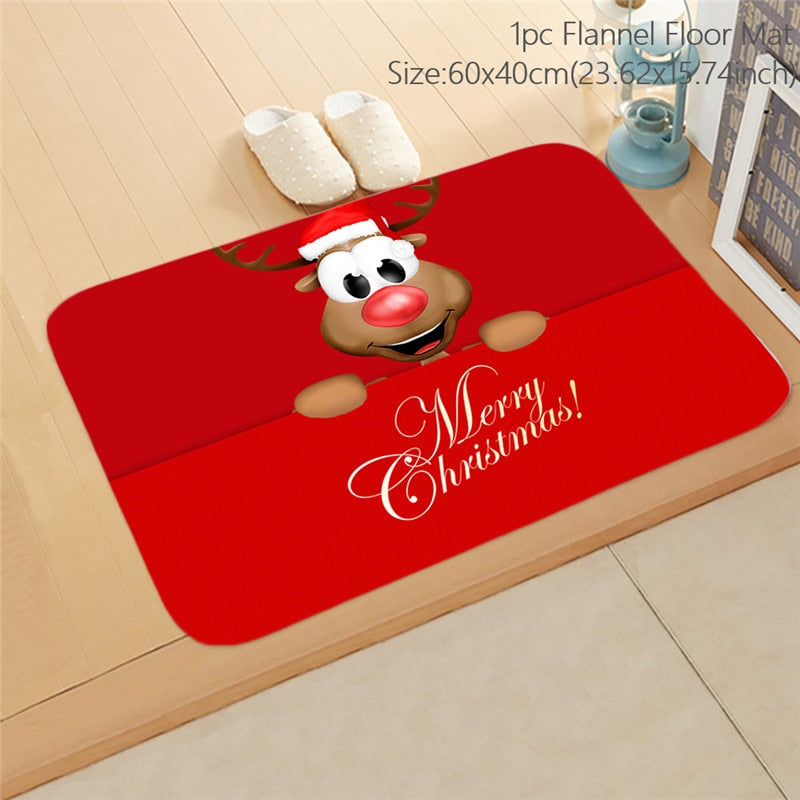 New Year 2023 Christmas Decorations for Home Outdoor Rugs