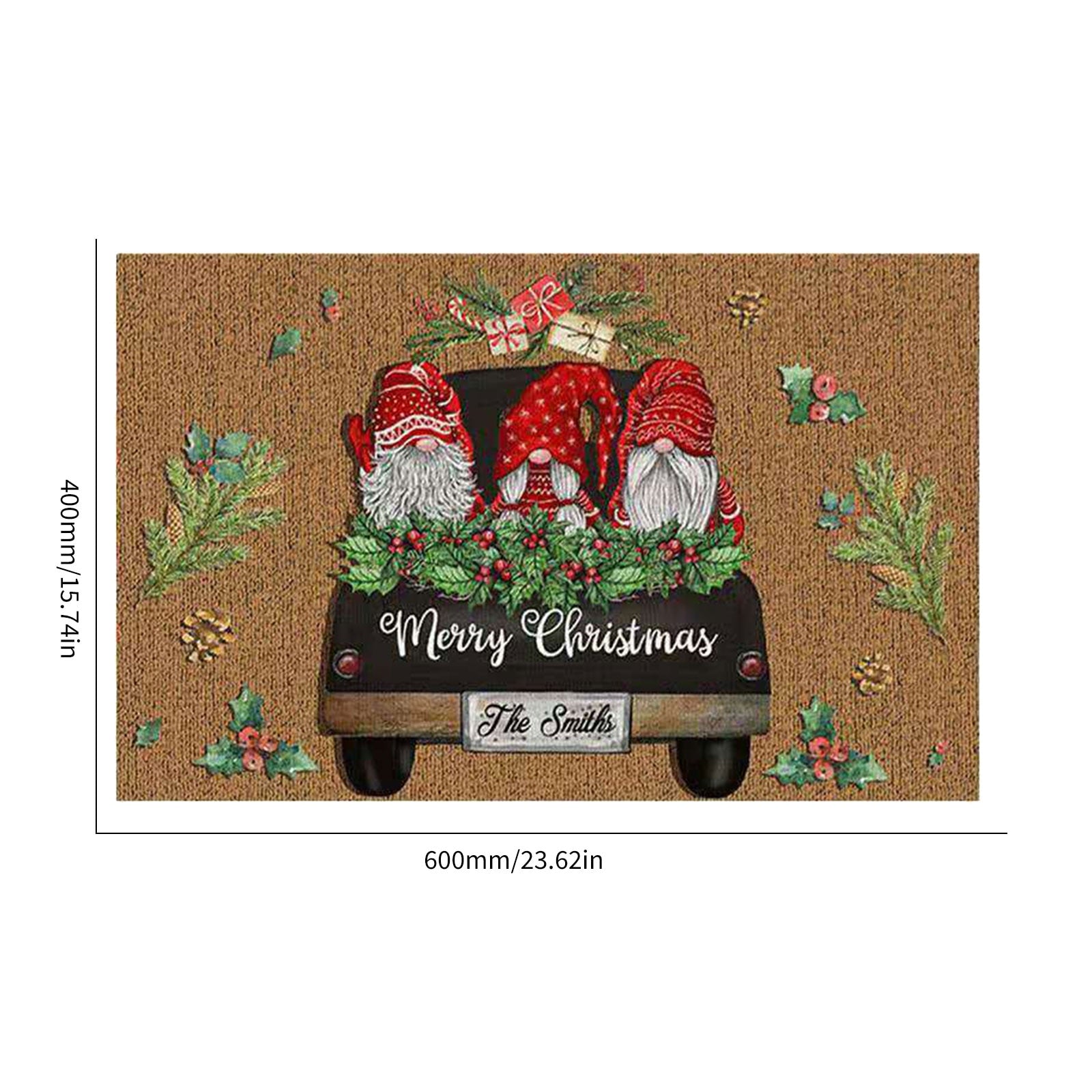 Merry Christmas Theme Doormat