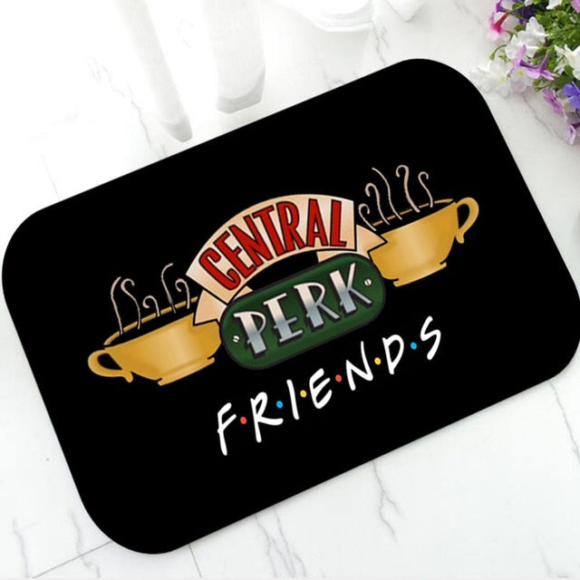 Classic Friends Welcome Door Mat