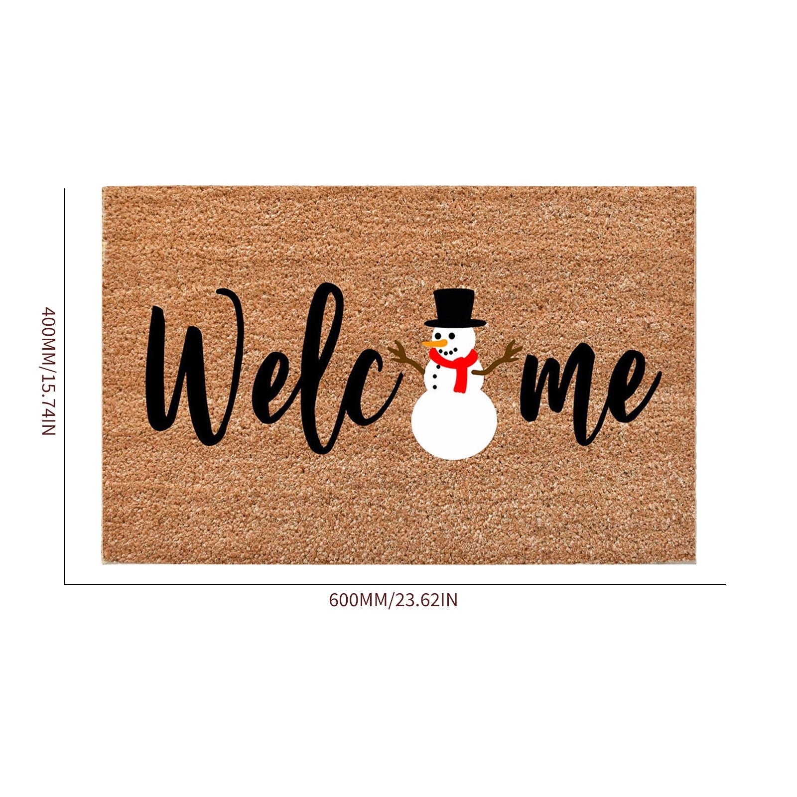 Merry Christmas Theme Doormat