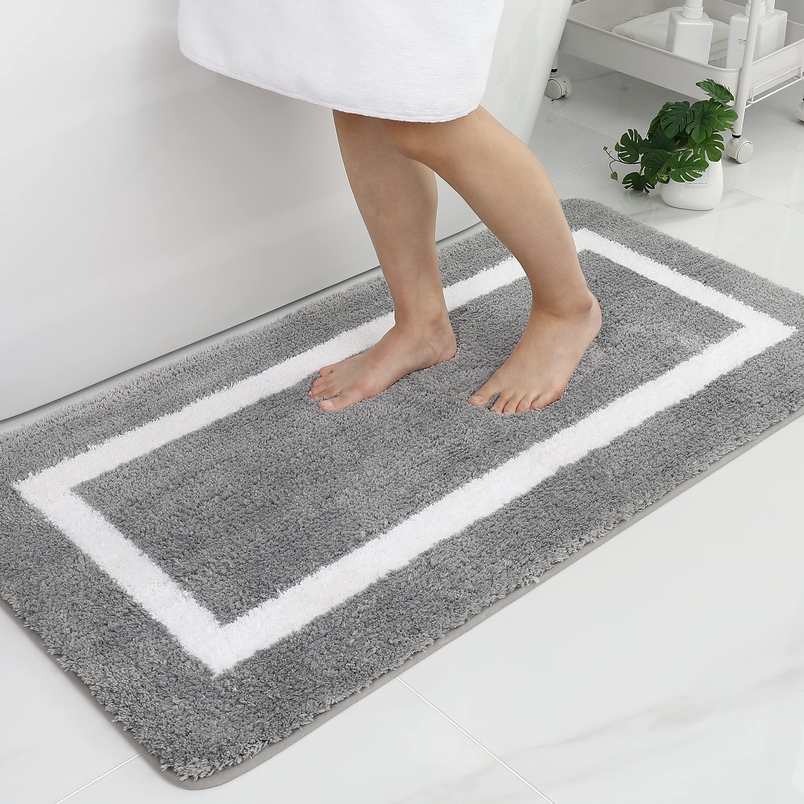 Bath Mat Quick Dry Anti-Slip Bathroom Show Capet