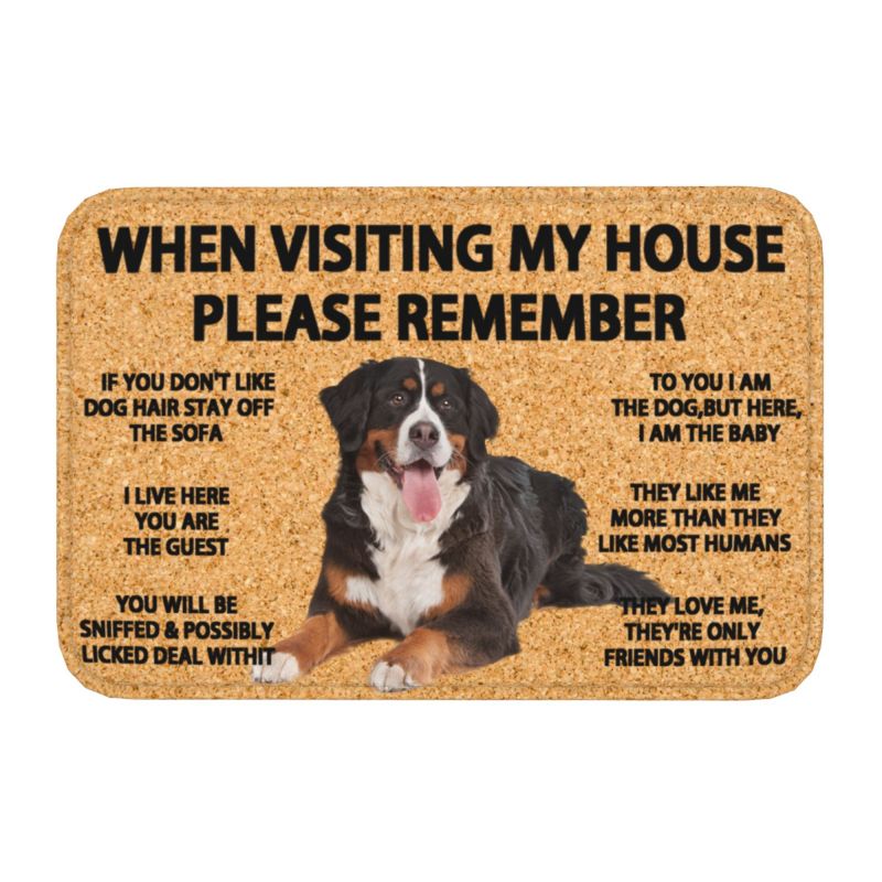 Please Remember Terrier Dogs House Rules Doormat