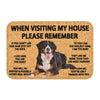 Please Remember Terrier Dogs House Rules Doormat