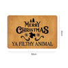 Christmas Floor Mat Washable Printed