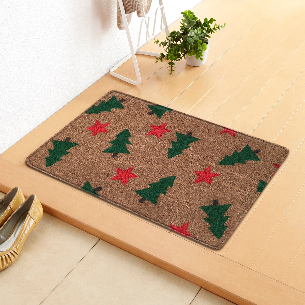 Christmas Floor Mat Non-Slip Entrance Carpet