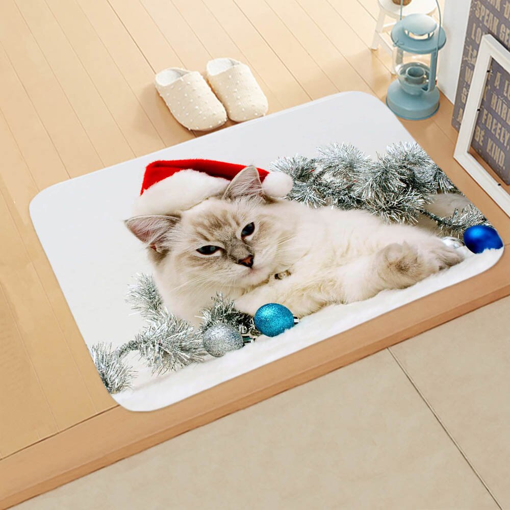 Merry Christmas Dog Cat Doormat