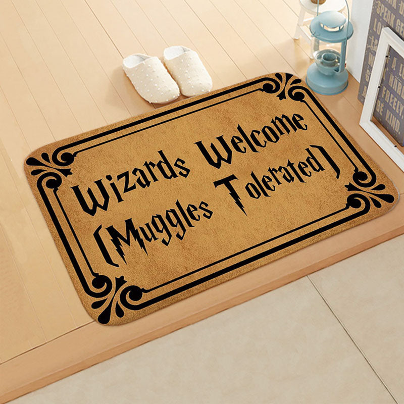 Welcome Letters Anti-Slip Door Mat