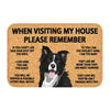 Please Remember Terrier Dogs House Rules Doormat