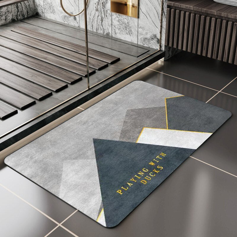 Door Mat Diatomite Quick Dry Luxury Floor Mat