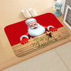 Merry Christmas Doormat Christmas Santa Claus Welcome Home Anti-Slip