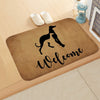 Welcome Letters Anti-Slip Door Mat