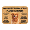 Please Remember Terrier Dogs House Rules Doormat