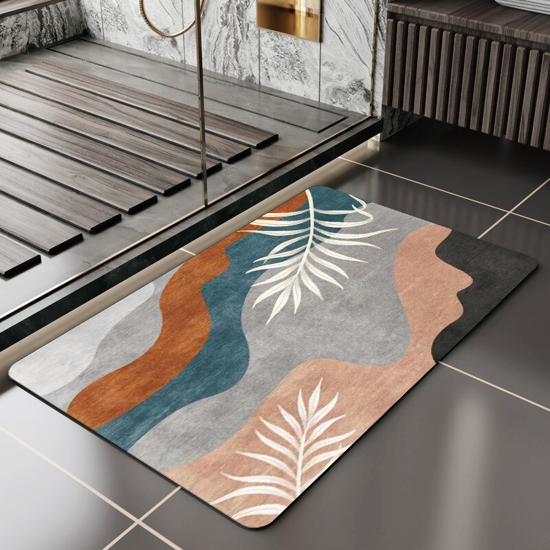 Door Mat Diatomite Quick Dry Luxury Floor Mat