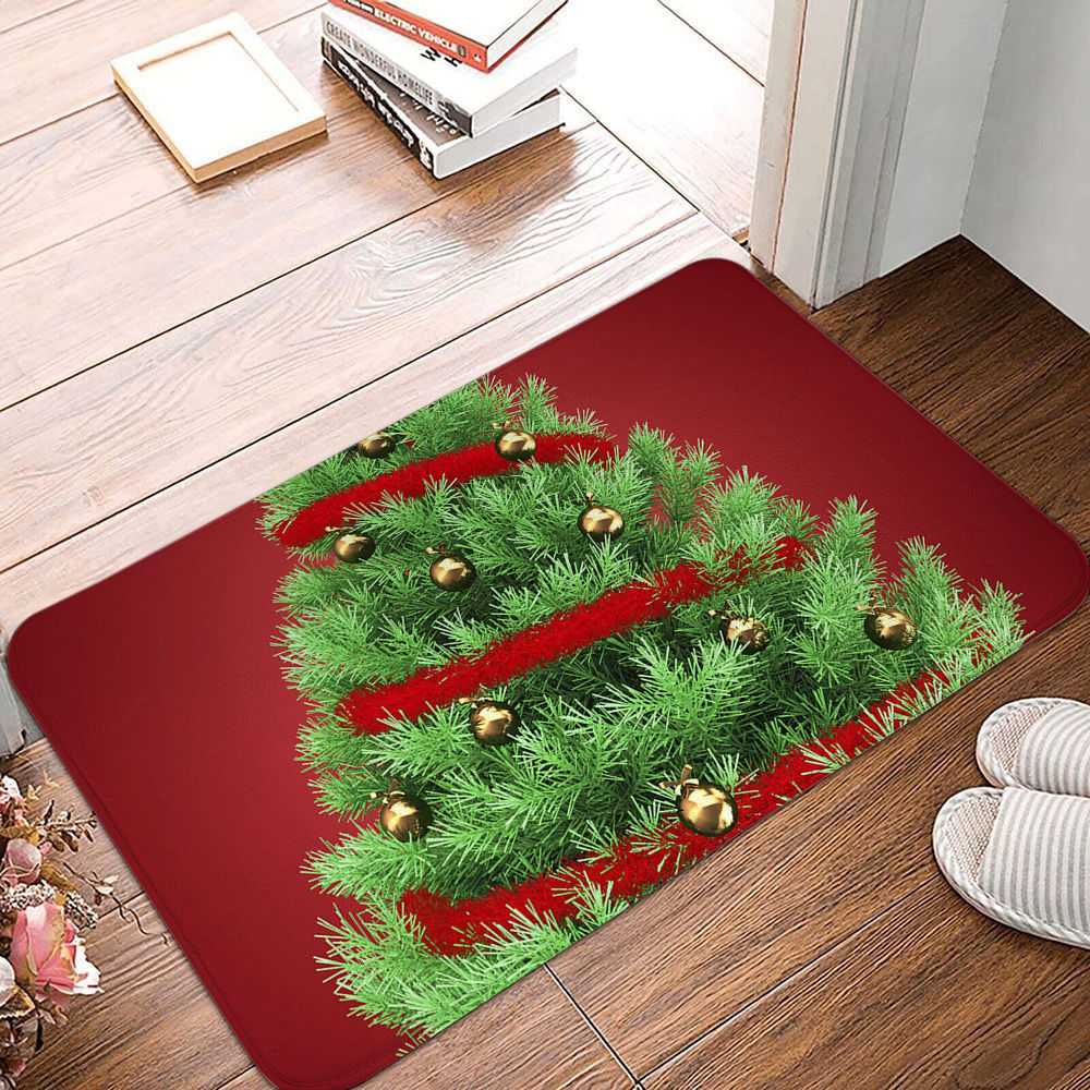 Cartoon Santa Claus Printed Door Mat