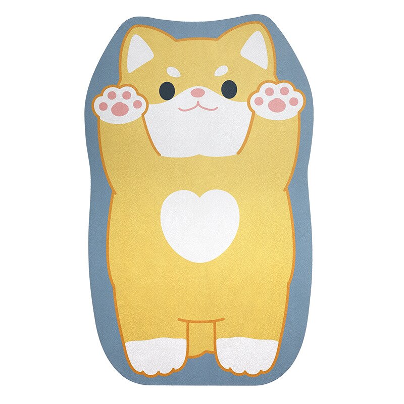 Quick Drying Cute Cat Dog Panda Mat