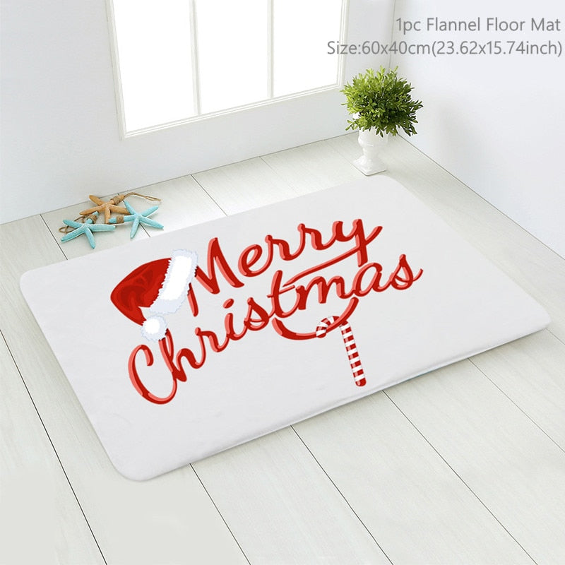 Snowman Door Mat Christmas Decorations for Home