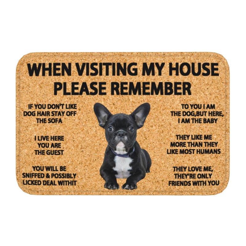 Please Remember Terrier Dogs House Rules Doormat