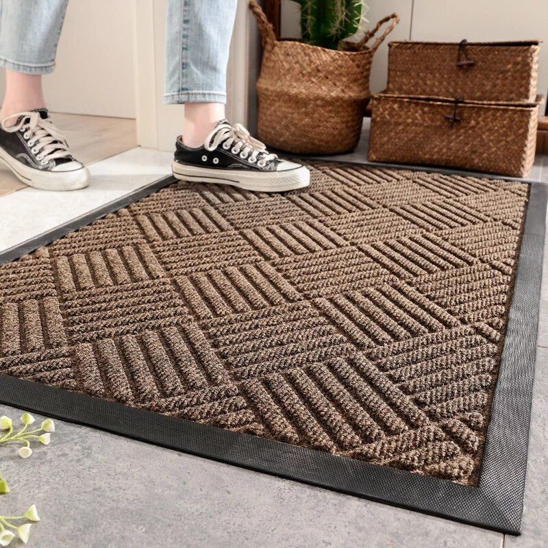 Entrance Door Mat Living Room Rugs Environmentally Friendly Rubber Mat