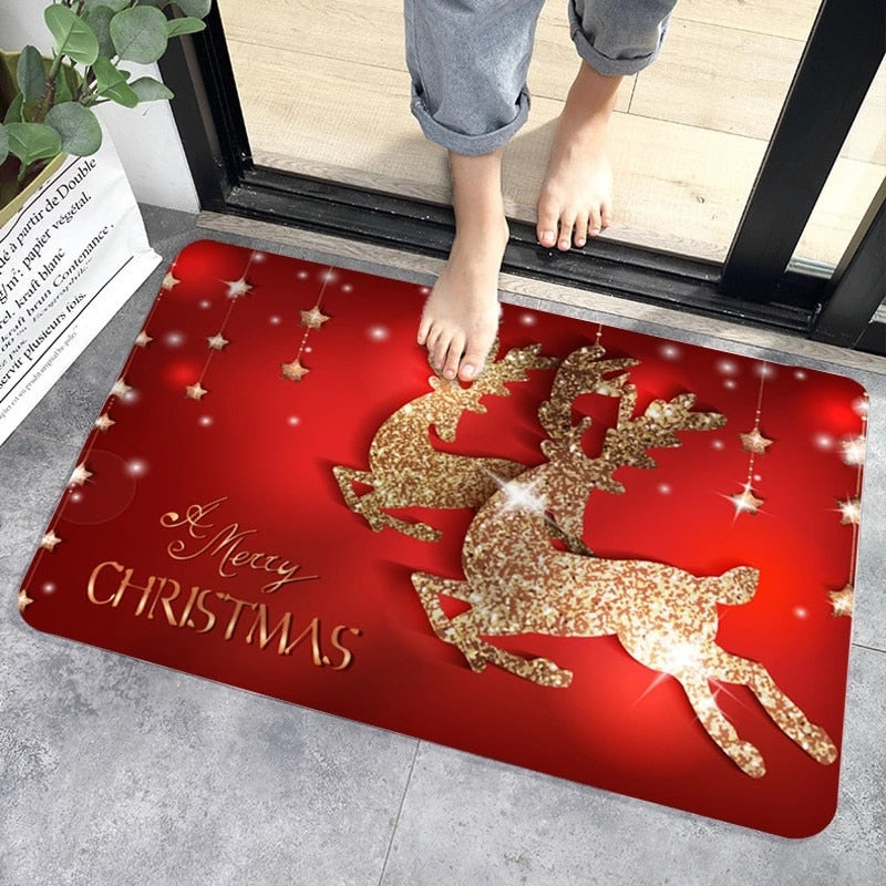 New Year 2023 Christmas Decorations for Home Outdoor Rugs